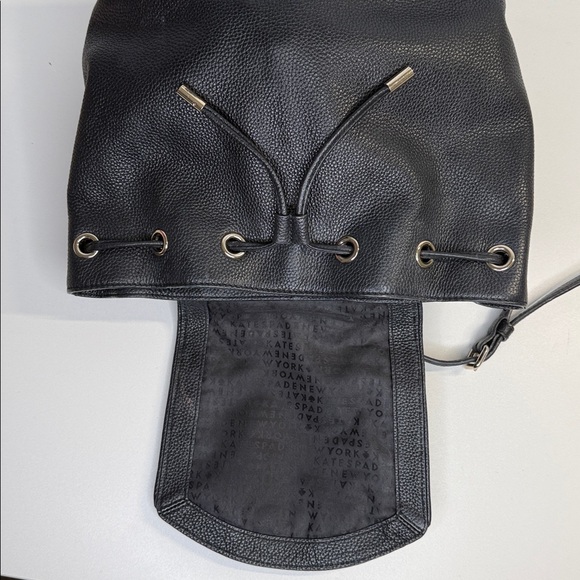 Kate spade Mulberry street small breezy leather backpack black purse bag - Picture 10 of 11